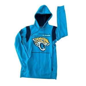 Nike NFL Onfield Apparel Jacksonville Jaguars women's hoodie teal size small